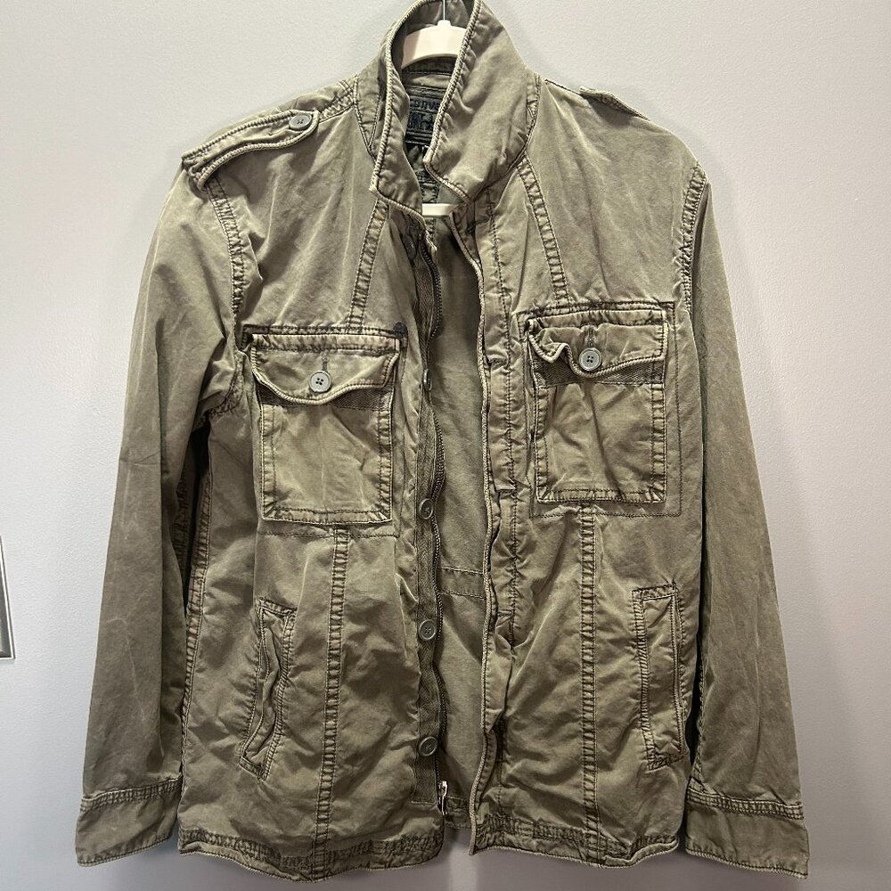 Green Converse Army Jacket